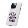 Pastel Goth Teddy Bear Phone Case – Creepy Cute Winged Bear with Scythe | Kawaii Goth Aesthetic Case