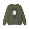 2520055661754624508_2048.jpeg Funny Cat Coffee Sweatshirt – Coffee Because Murder Is Wrong | Sarcastic Cat Lover Graphic
