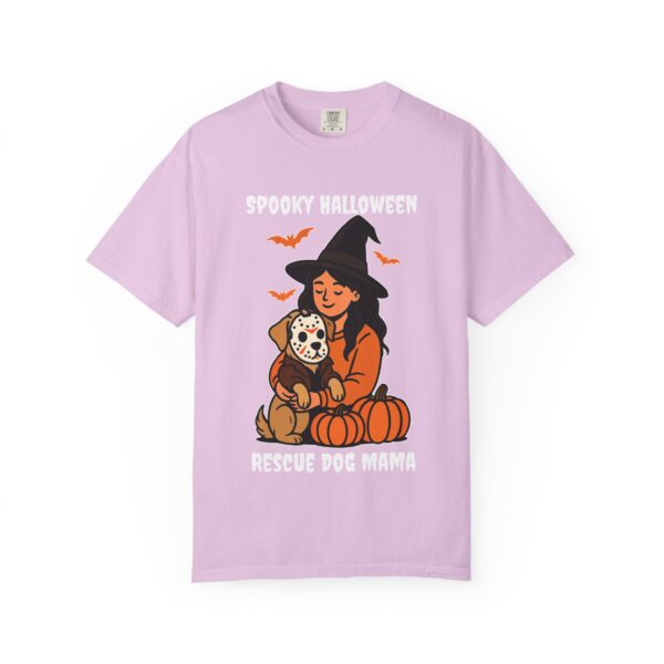 Spooky Rescue Dog Mom Shirt – Halloween Witch Dog Lover Tee | Funny Rescue Dog Mom Gift