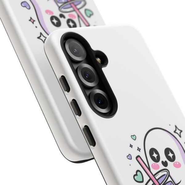 2706885443349126568_2048.jpeg Cute Ghost Boba Phone Case – Kawaii Bubble Tea Ghost Cover | Spooky Cute Aesthetic Case