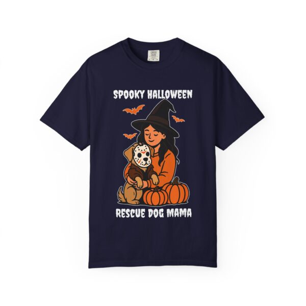 Spooky Rescue Dog Mom Shirt – Halloween Witch Dog Lover Tee | Funny Rescue Dog Mom Gift