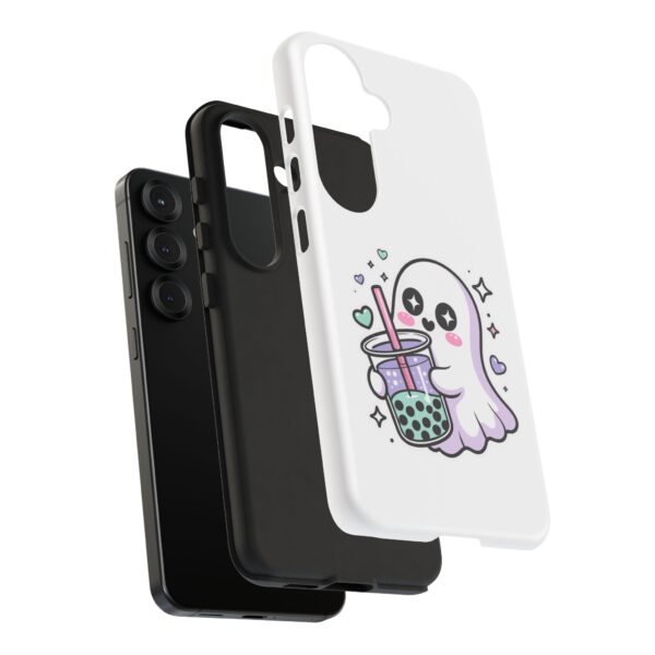 282906397650943969_2048.jpeg Cute Ghost Boba Phone Case – Kawaii Bubble Tea Ghost Cover | Spooky Cute Aesthetic Case