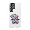 Pastel Goth Teddy Bear Phone Case – Creepy Cute Winged Bear with Scythe | Kawaii Goth Aesthetic Case