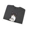3200916306692749907_2048.jpeg Funny Cat Coffee Sweatshirt – Coffee Because Murder Is Wrong | Sarcastic Cat Lover Graphic