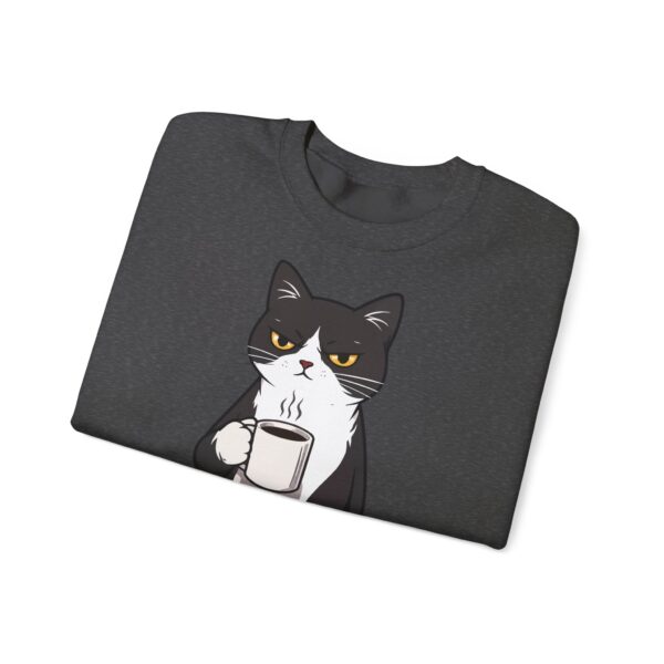 3200916306692749907_2048.jpeg Funny Cat Coffee Sweatshirt – Coffee Because Murder Is Wrong | Sarcastic Cat Lover Graphic