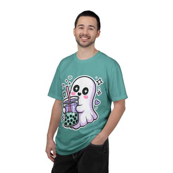 Cute Ghost Boba Tea T-Shirt – Kawaii Ghost Bubble Tea Shirt | Funny Spooky Cute Graphic Tee