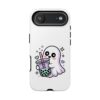 3381788969202447695_2048.jpeg Cute Ghost Boba Phone Case – Kawaii Bubble Tea Ghost Cover | Spooky Cute Aesthetic Case