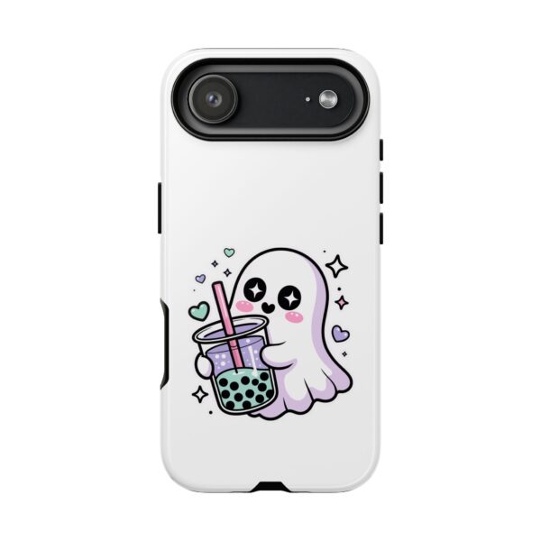 3381788969202447695_2048.jpeg Cute Ghost Boba Phone Case – Kawaii Bubble Tea Ghost Cover | Spooky Cute Aesthetic Case