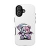 Pastel Goth Teddy Bear Phone Case – Creepy Cute Winged Bear with Scythe | Kawaii Goth Aesthetic Case