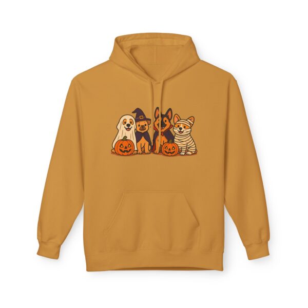 Halloween Pets Hoodie — Cute Dogs & Cat with Pumpkins