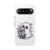 3571787635133683880_2048.jpeg Cute Ghost Boba Phone Case – Kawaii Bubble Tea Ghost Cover | Spooky Cute Aesthetic Case