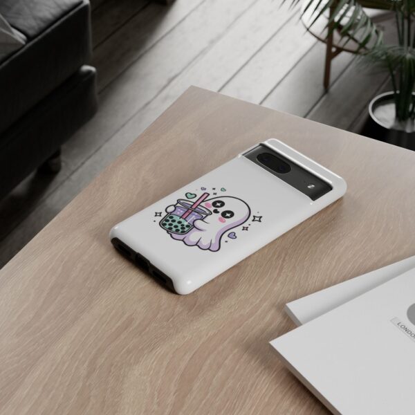 3801309750791596449_2048.jpeg Cute Ghost Boba Phone Case – Kawaii Bubble Tea Ghost Cover | Spooky Cute Aesthetic Case