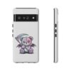 Pastel Goth Teddy Bear Phone Case – Creepy Cute Winged Bear with Scythe | Kawaii Goth Aesthetic Case
