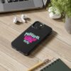 Peaceful Mind Angel Graphic iPhone Case – Chamuel Celestial Art | Angelcore Aesthetic