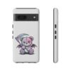 Pastel Goth Teddy Bear Phone Case – Creepy Cute Winged Bear with Scythe | Kawaii Goth Aesthetic Case