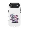 Pastel Goth Teddy Bear Phone Case – Creepy Cute Winged Bear with Scythe | Kawaii Goth Aesthetic Case