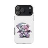 Pastel Goth Teddy Bear Phone Case – Creepy Cute Winged Bear with Scythe | Kawaii Goth Aesthetic Case