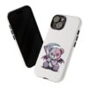 Pastel Goth Teddy Bear Phone Case – Creepy Cute Winged Bear with Scythe | Kawaii Goth Aesthetic Case