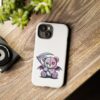 Pastel Goth Teddy Bear Phone Case – Creepy Cute Winged Bear with Scythe | Kawaii Goth Aesthetic Case