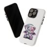 Pastel Goth Teddy Bear Phone Case – Creepy Cute Winged Bear with Scythe | Kawaii Goth Aesthetic Case