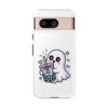 4635877809105217275_2048.jpeg Cute Ghost Boba Phone Case – Kawaii Bubble Tea Ghost Cover | Spooky Cute Aesthetic Case