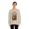 Halloween Family Sweatshirt — “Furever Family Halloween” Couple & Dog Pumpkin Crewneck
