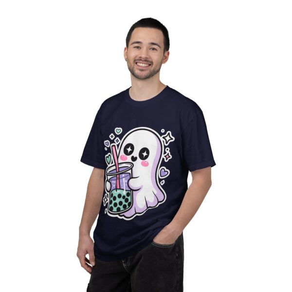 Cute Ghost Boba Tea T-Shirt – Kawaii Ghost Bubble Tea Shirt | Funny Spooky Cute Graphic Tee