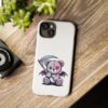 Pastel Goth Teddy Bear Phone Case – Creepy Cute Winged Bear with Scythe | Kawaii Goth Aesthetic Case