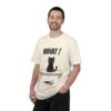 Funny Cat Graphic Tee – Spilled Coffee “What..” Shirt | Cute Cat Meme T-Shirt | Aesthetic Streetwear