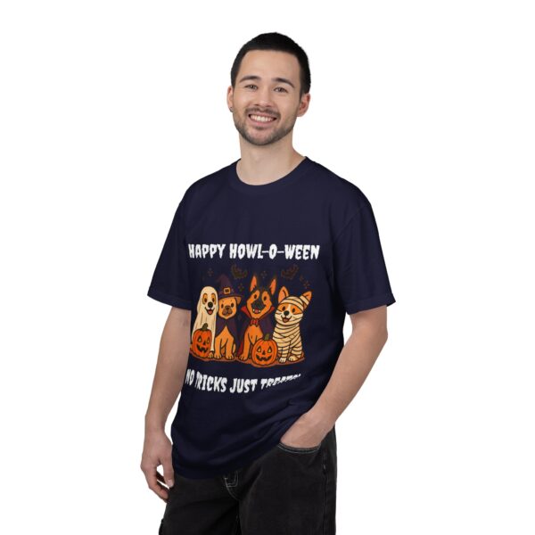Funny Dog Halloween Shirt – Happy Howl-O-Ween Dog Costume Graphic Tee | Cute Dog Halloween Party Shirt