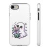 5356825692776912304_2048.jpeg Cute Ghost Boba Phone Case – Kawaii Bubble Tea Ghost Cover | Spooky Cute Aesthetic Case