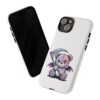 Pastel Goth Teddy Bear Phone Case – Creepy Cute Winged Bear with Scythe | Kawaii Goth Aesthetic Case