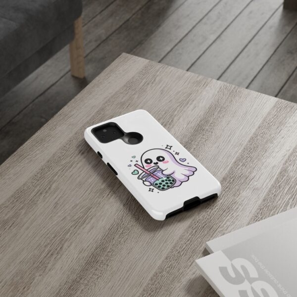 5712432999740572576_2048.jpeg Cute Ghost Boba Phone Case – Kawaii Bubble Tea Ghost Cover | Spooky Cute Aesthetic Case