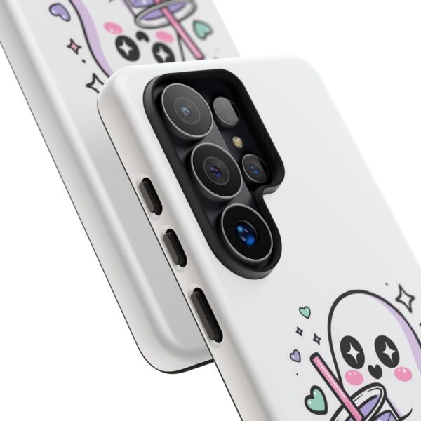 5774006009041029386_2048.jpeg Cute Ghost Boba Phone Case – Kawaii Bubble Tea Ghost Cover | Spooky Cute Aesthetic Case