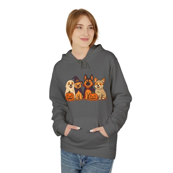 Halloween Pets Hoodie — Cute Dogs & Cat with Pumpkins