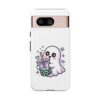 646048049102737930_2048.jpeg Cute Ghost Boba Phone Case – Kawaii Bubble Tea Ghost Cover | Spooky Cute Aesthetic Case