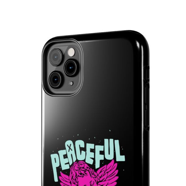 Peaceful Mind Angel Graphic iPhone Case – Chamuel Celestial Art | Angelcore Aesthetic