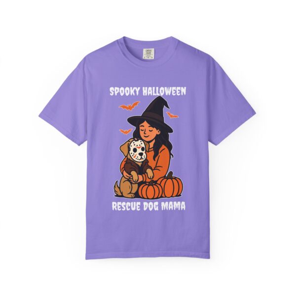 Spooky Rescue Dog Mom Shirt – Halloween Witch Dog Lover Tee | Funny Rescue Dog Mom Gift
