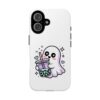 6757023168218031696_2048.jpeg Cute Ghost Boba Phone Case – Kawaii Bubble Tea Ghost Cover | Spooky Cute Aesthetic Case