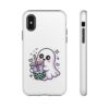 6793292565779287825_2048.jpeg Cute Ghost Boba Phone Case – Kawaii Bubble Tea Ghost Cover | Spooky Cute Aesthetic Case