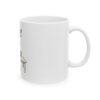 Funny Cat Coffee Mug – Spilled Coffee “What..” Cat Illustration | Cute Cat Lover Gift