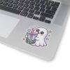 Cute Ghost Boba Sticker – Kawaii Bubble Tea Ghost Vinyl Decal | Spooky Cute Aesthetic