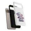 Pastel Goth Teddy Bear Phone Case – Creepy Cute Winged Bear with Scythe | Kawaii Goth Aesthetic Case