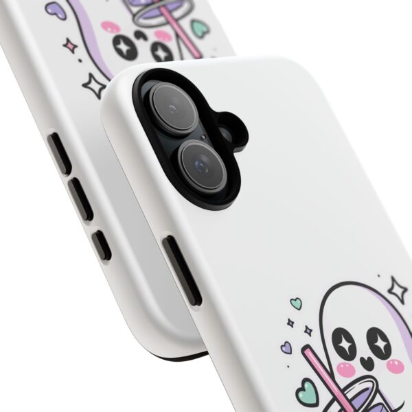 7696259401270817736_2048.jpeg Cute Ghost Boba Phone Case – Kawaii Bubble Tea Ghost Cover | Spooky Cute Aesthetic Case