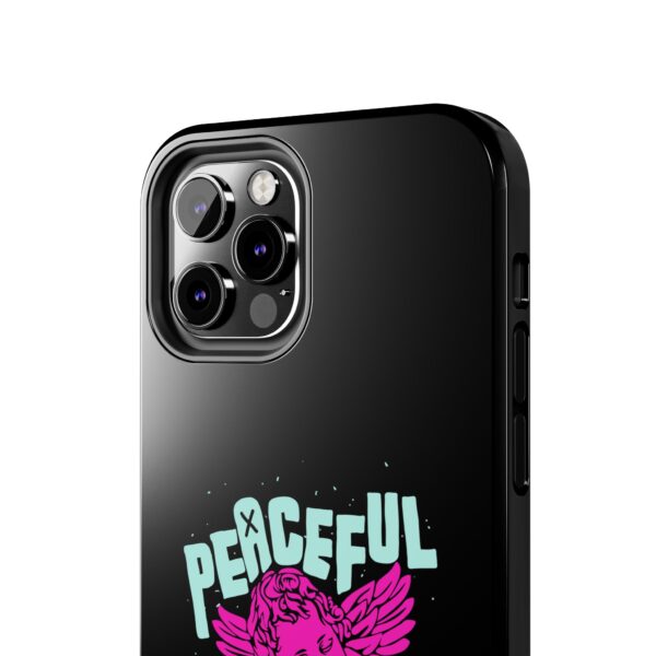 Peaceful Mind Angel Graphic iPhone Case – Chamuel Celestial Art | Angelcore Aesthetic