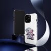 Pastel Goth Teddy Bear Phone Case – Creepy Cute Winged Bear with Scythe | Kawaii Goth Aesthetic Case