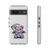 Pastel Goth Teddy Bear Phone Case – Creepy Cute Winged Bear with Scythe | Kawaii Goth Aesthetic Case
