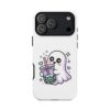 834971555806608495_2048.jpeg Cute Ghost Boba Phone Case – Kawaii Bubble Tea Ghost Cover | Spooky Cute Aesthetic Case