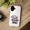 Pastel Goth Teddy Bear Phone Case – Creepy Cute Winged Bear with Scythe | Kawaii Goth Aesthetic Case