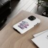 Pastel Goth Teddy Bear Phone Case – Creepy Cute Winged Bear with Scythe | Kawaii Goth Aesthetic Case